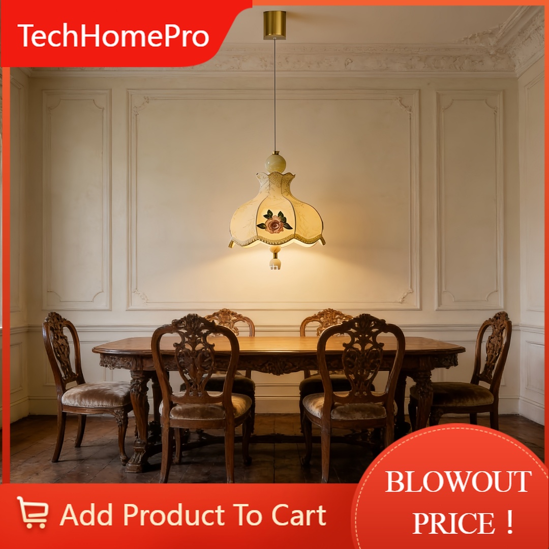 Decor Timeless Lighting - TechHPElegant Lampu Gantung Mawar Romantis Gaya