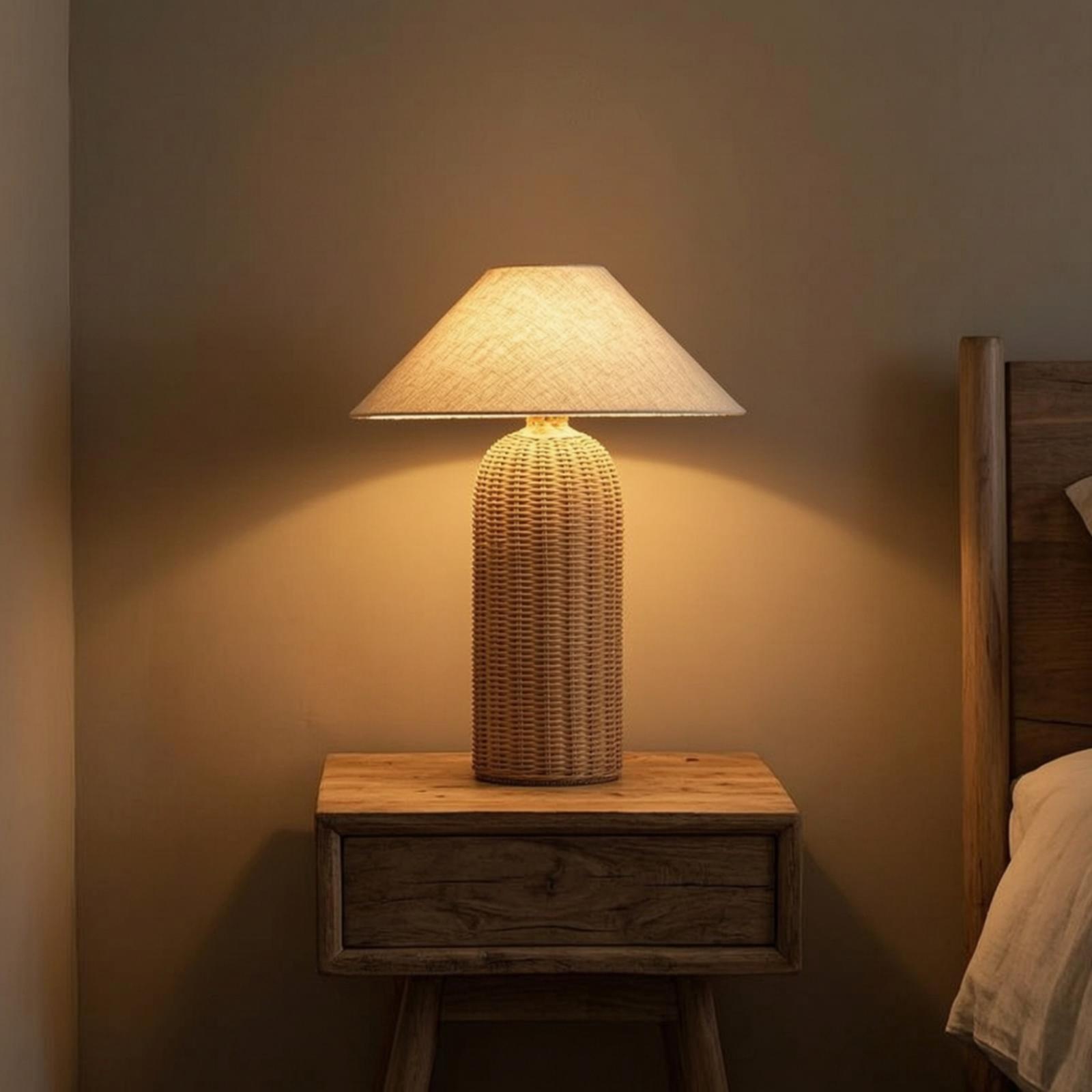 Lighting Table Decor - Lampu Meja Samping Tempat Tidur dengan