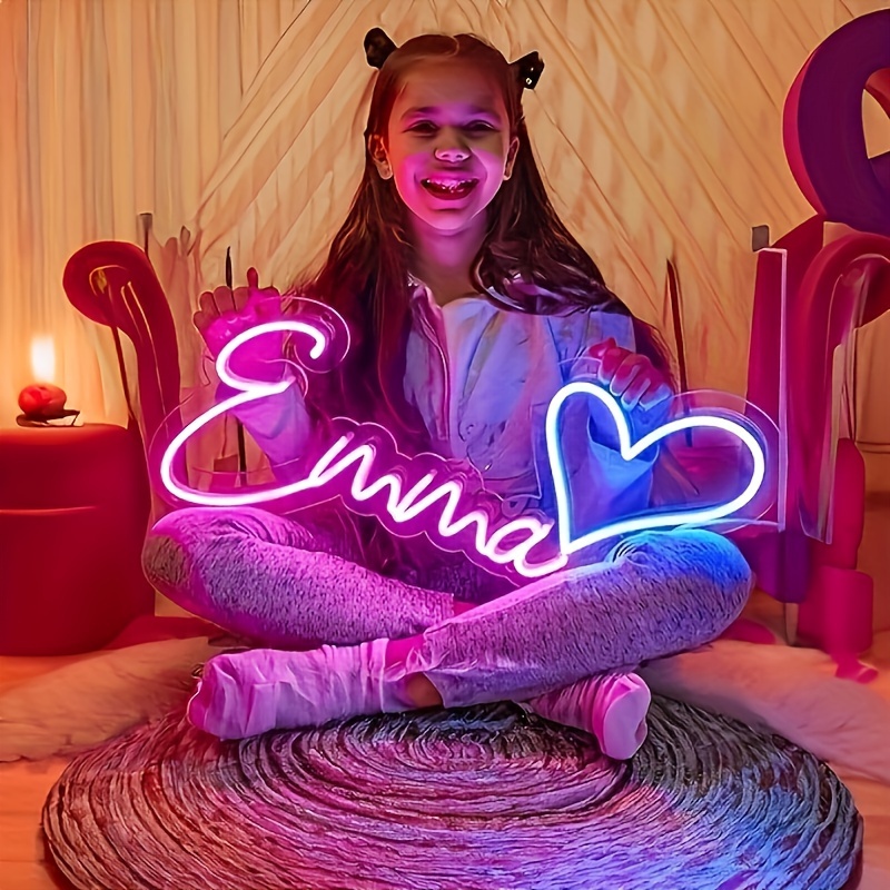 Lighting Decor Ideas - Tanda Dinding LED Neon Kustom dengan