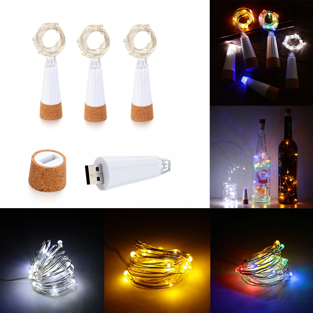 Decor Lighting Cork - Lampu Peri Botol Gabus 2M 20