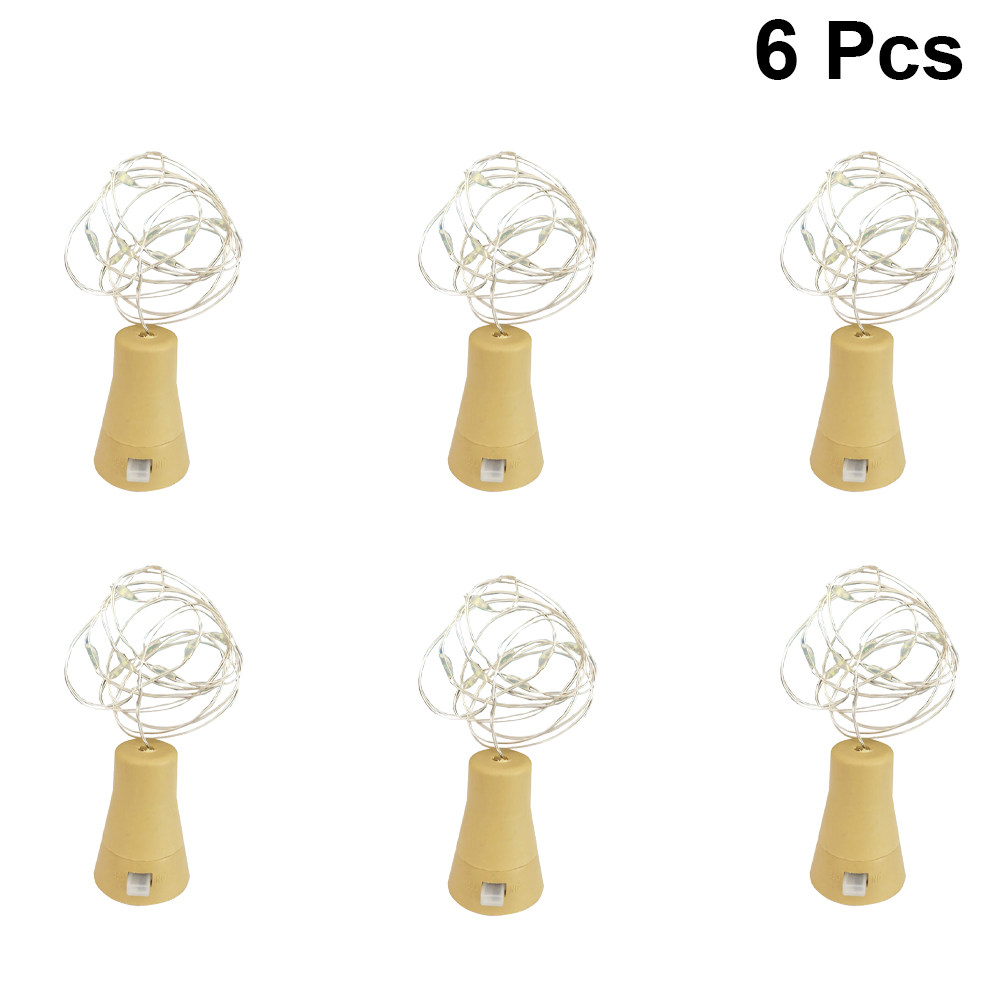 Decor Lighting Cork - 6 Buah Lampu Hias Bentuk Gabus