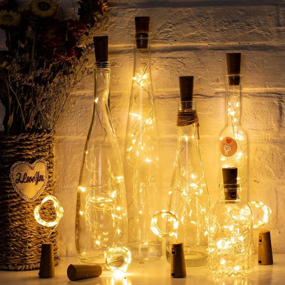 Decor Lighting Cork - Lampu LED Cork String untuk Botol