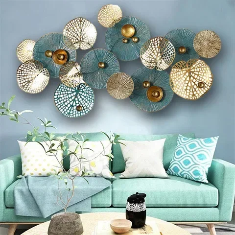 Lighting Metal Wall Decor - Hiasan dinding cahaya Modern mewah, furnitur