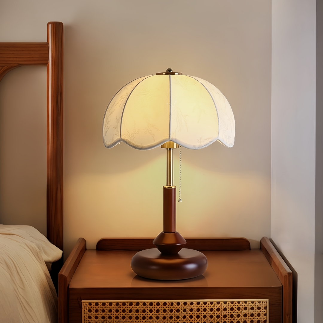 Lighting Table Decor - Lampu Meja Vintage Berbentuk Kubah dengan