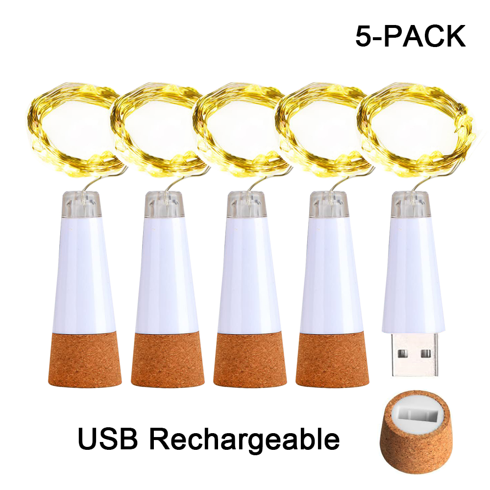 Decor Lighting Cork - Lampu Peri Botol Gabus 2M 20