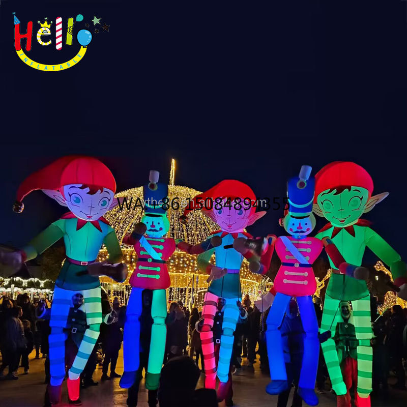 Decor Lighting The Parade - Dekorasi Boneka Elf Tiup Raksasa LED