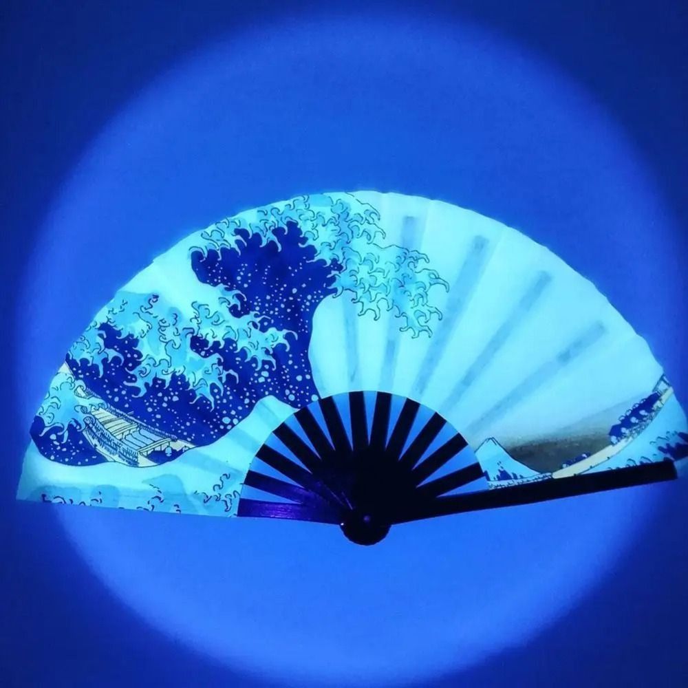 Decor Lighting Fans - Kipas Tangan Lipat Besar dengan Lampu,