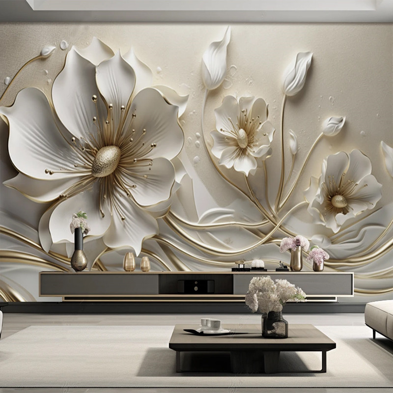 Decor Lighting The Parade - Wallpaper Dinding Modern Mural Wallpaper Mewah