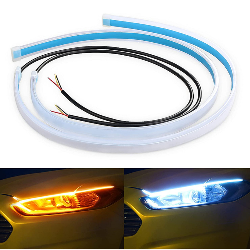 Ambient Led Strip - Lampu sein LED mobil, 2 buah