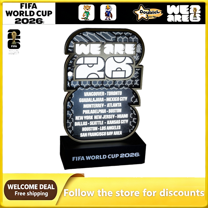 Decor Lighting Fans - Lampu Malam LED 3D Piala Dunia