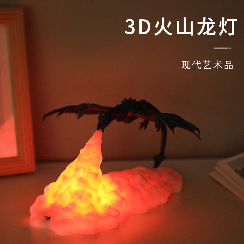 Lighting Home Decor Products - Lampu roket cetak 3D, hadiah baru
