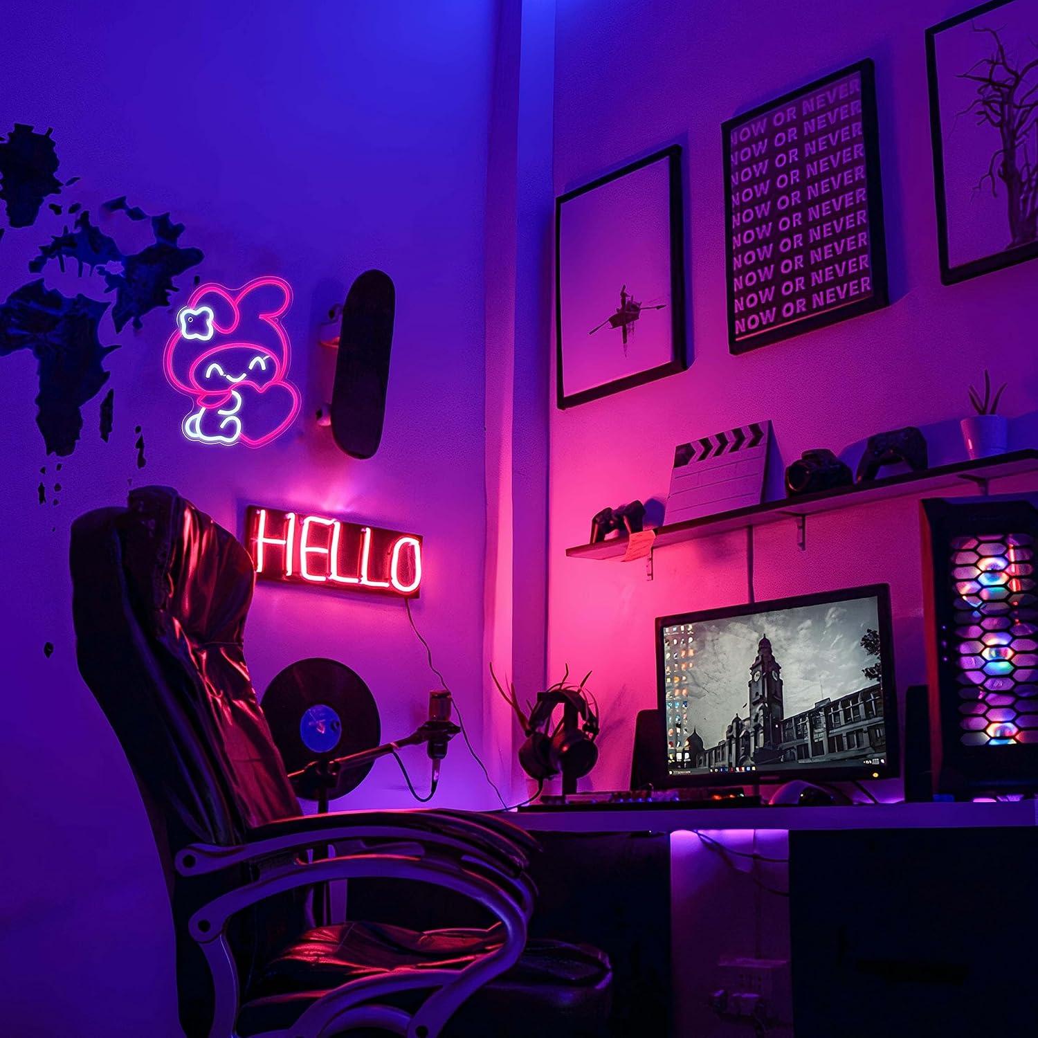 Lampu Neon Anime LED Jepang un - Decor Lighting Fans ulasan dan harga