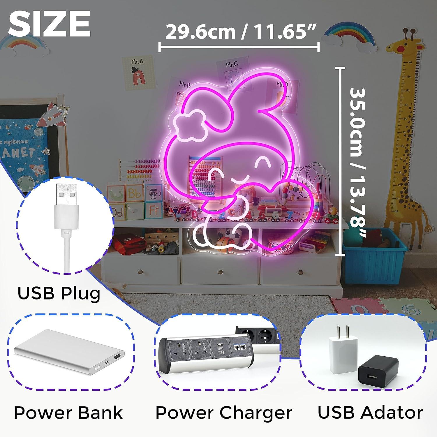 Lampu Neon Anime LED Jepang un - Decor Lighting Fans ulasan dan harga