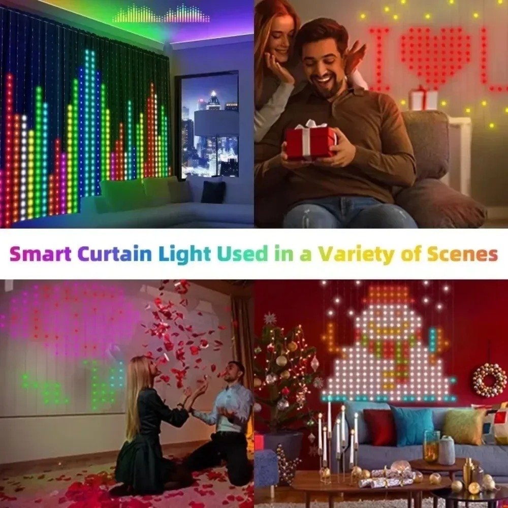 Lampu Tirai LED Pixel untuk Lu - Garden Lighting Decor ulasan dan harga