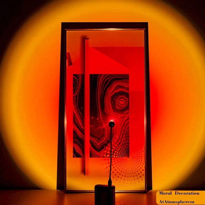 Lampu Proyeksi Matahari Terben - Sunset Lamp Projection ulasan dan harga