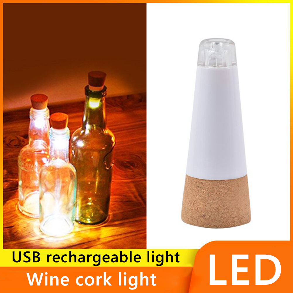 1/4 Buah Lampu Sumbat Botol An - Decor Lighting Cork ulasan dan harga
