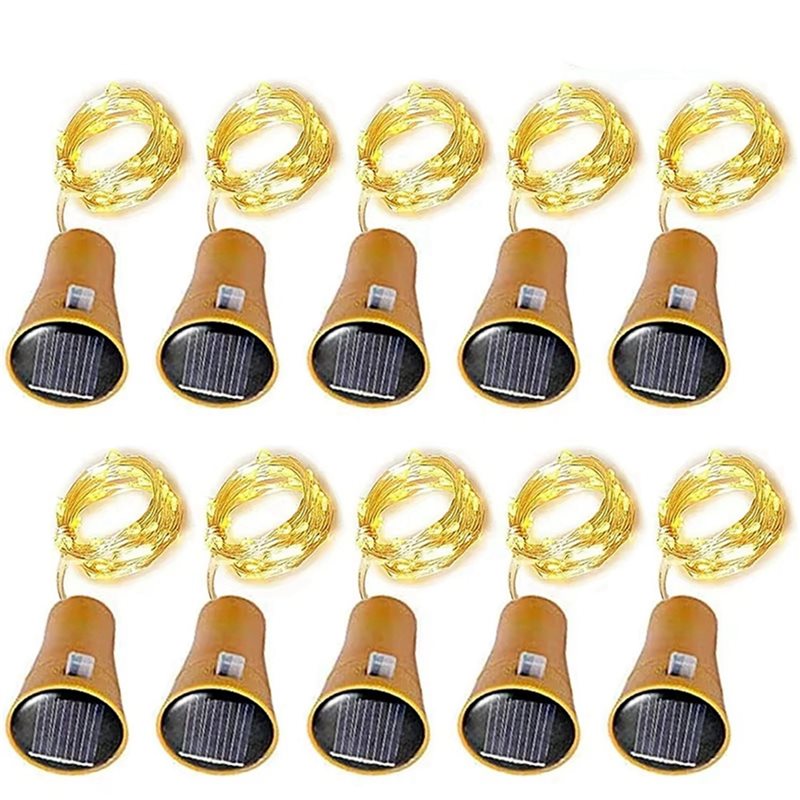 LUCKshopping 20Pcs Lampu Strin - Decor Lighting Cork ulasan dan harga