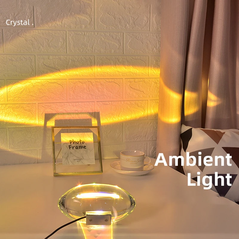 Lampu meja Led desainer Italia - Sunset Lamp Projection ulasan dan harga