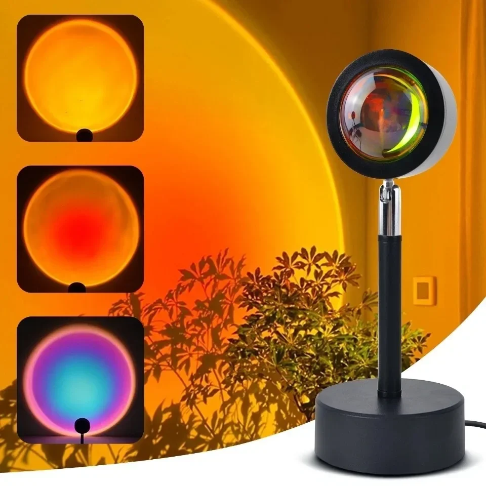 Lampu Suasana Matahari Terbena - Sunset Lamp Projection ulasan dan harga