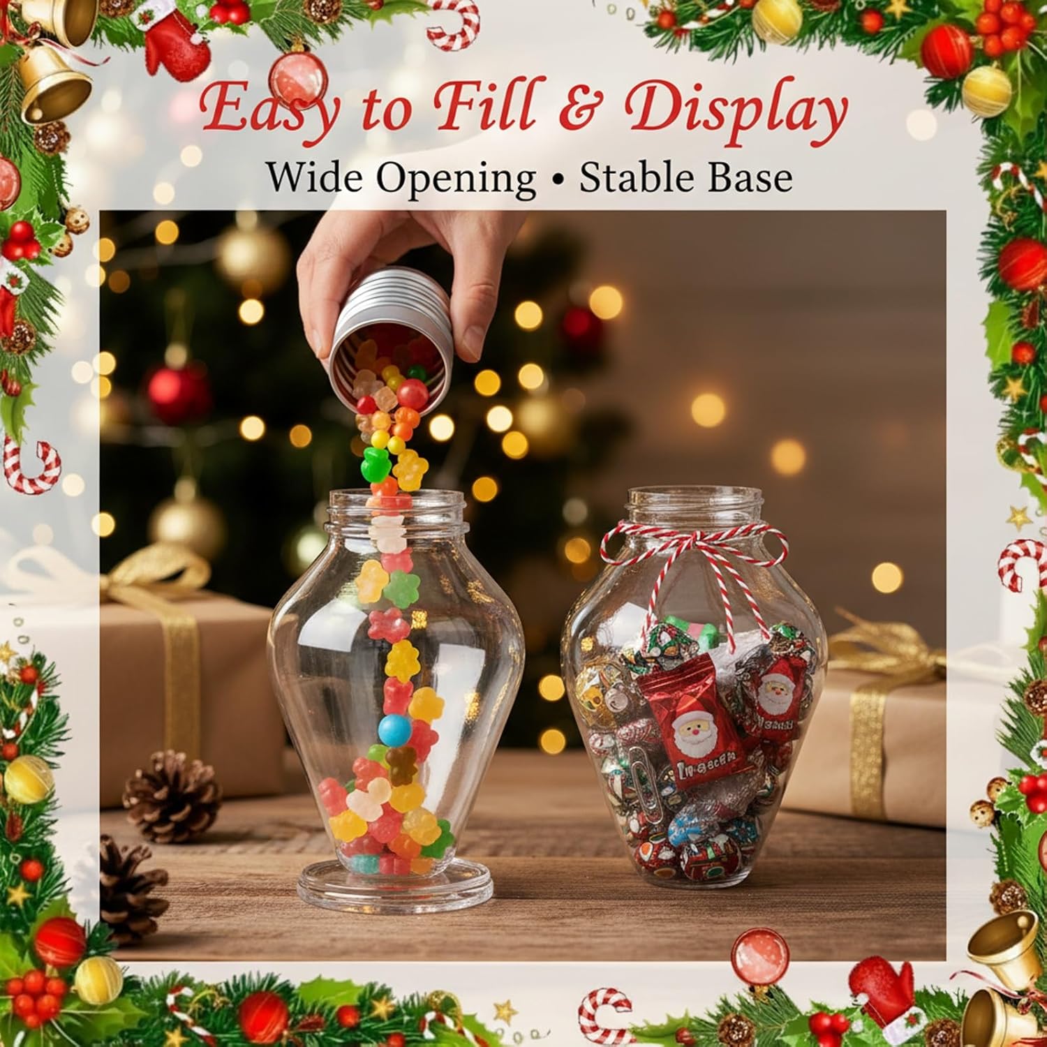 Lampu Natal Bentuk Bola Plasti - Home Decor Lighting Tree ulasan dan harga