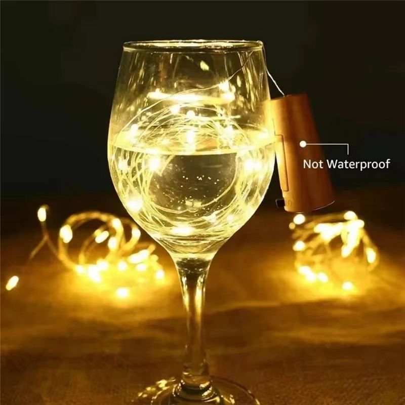 A76I-Set 10 Lampu Peri LED Ten - Decor Lighting Cork ulasan dan harga
