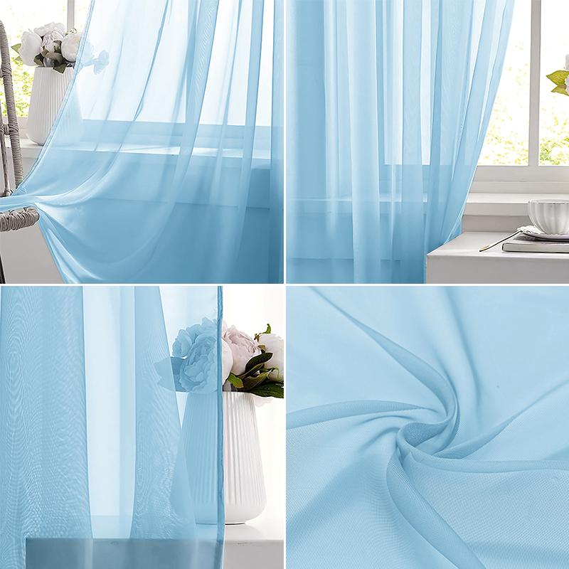 Tirai Jendela Voile Tipis Warn - Lighting Decor Ideas ulasan dan harga