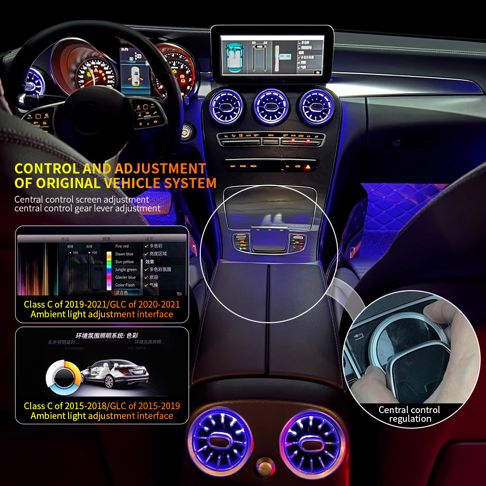 Lampu Ambient Mercedes Benz W2 - Ambient Led Strip ulasan dan harga