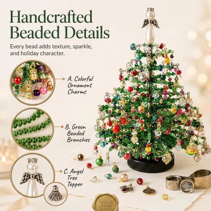 Kit Pohon Natal Berhias Manik- - Home Decor Lighting Tree ulasan dan harga