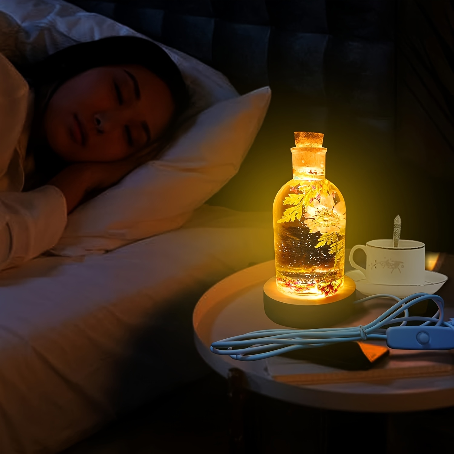 Set Cetakan Resin Lampu Botol  - Decor Lighting Cork ulasan dan harga
