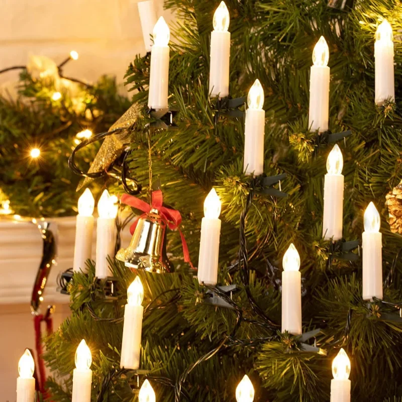 Lampu Lilin Lancip Tanpa Api 1 - Home Decor Lighting Tree ulasan dan harga