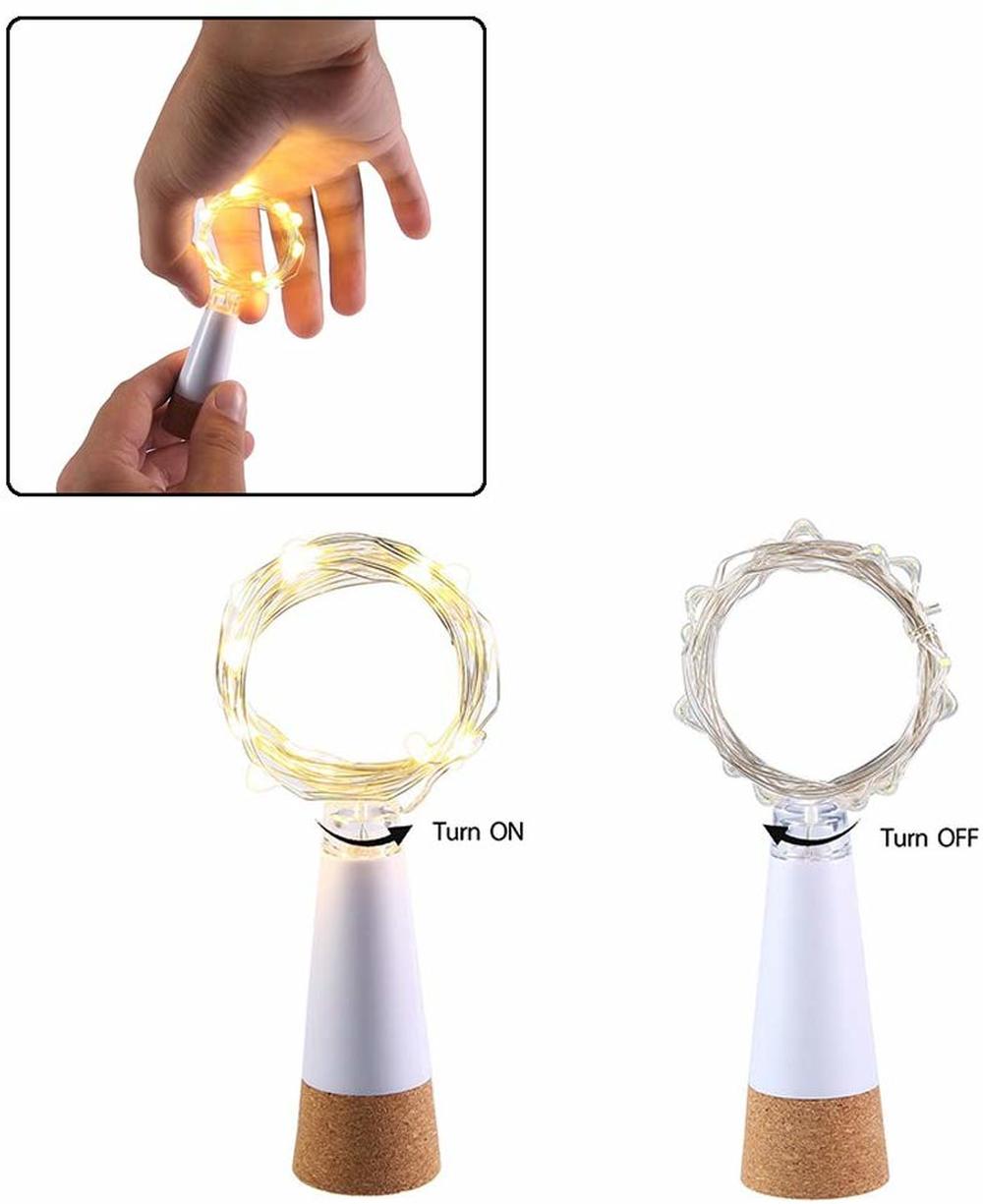 Lampu Peri Botol Gabus 2M 20 L - Decor Lighting Cork ulasan dan harga