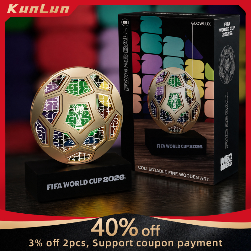 Lampu Meja LED Bola Sepak Emas - Decor Lighting Fans ulasan dan harga