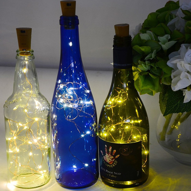 Lampu botol anggur LED dengan  - Decor Lighting Cork ulasan dan harga