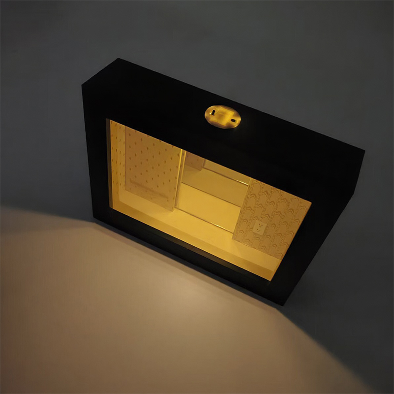 Bingkai Foto Cermin Infinity R - Lighting Room Decor Photo ulasan dan harga