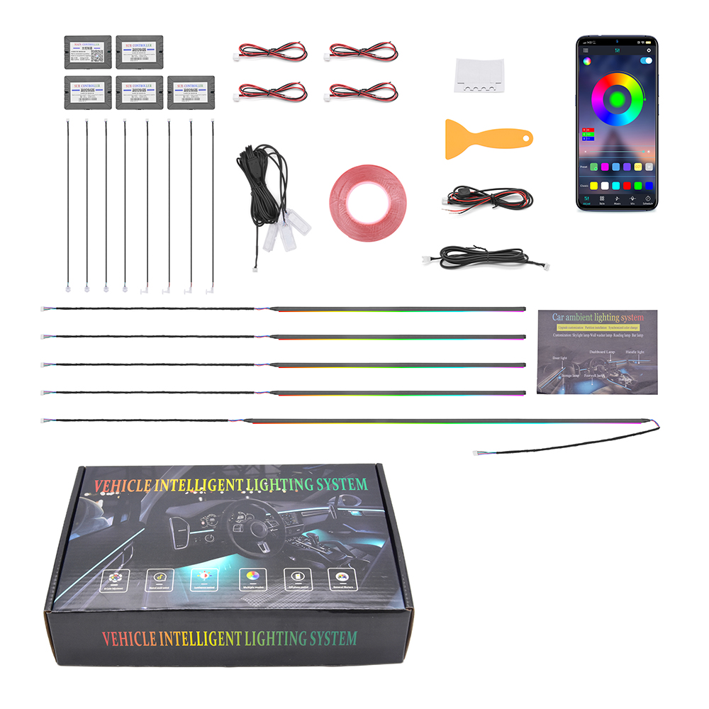 Kit Lampu Ambient Mobil Terlar - Ambient Led Strip ulasan dan harga