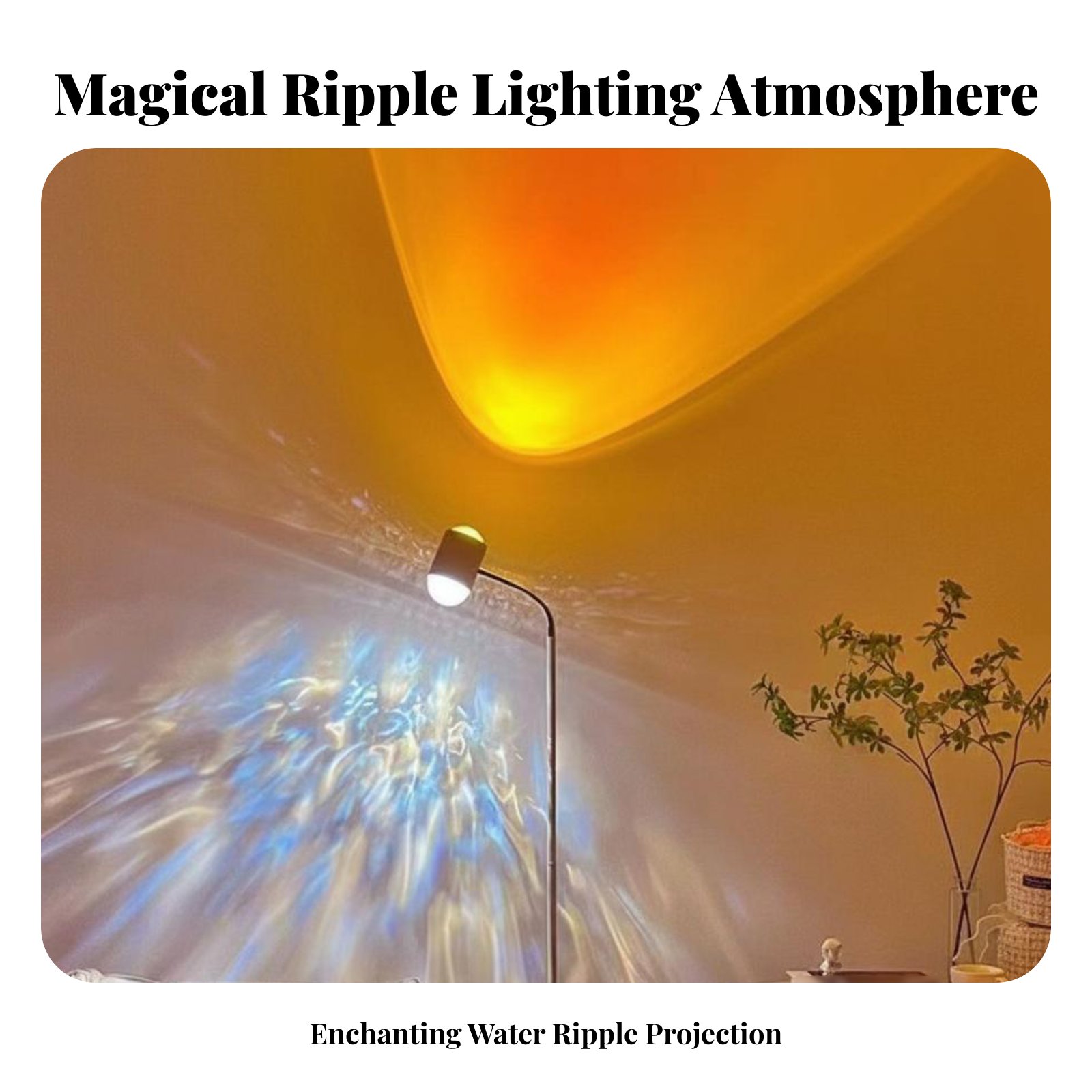 Lampu Lantai Riak Air Sunset,  - Sunset Lamp Projection ulasan dan harga