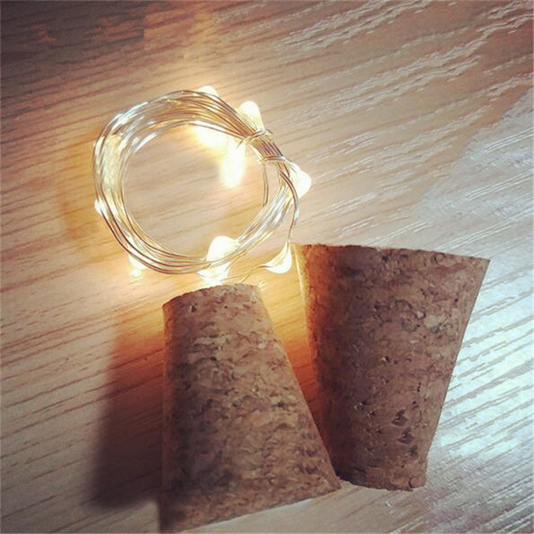 Wodden Bar LED Botol Anggur Ga - Decor Lighting Cork ulasan dan harga
