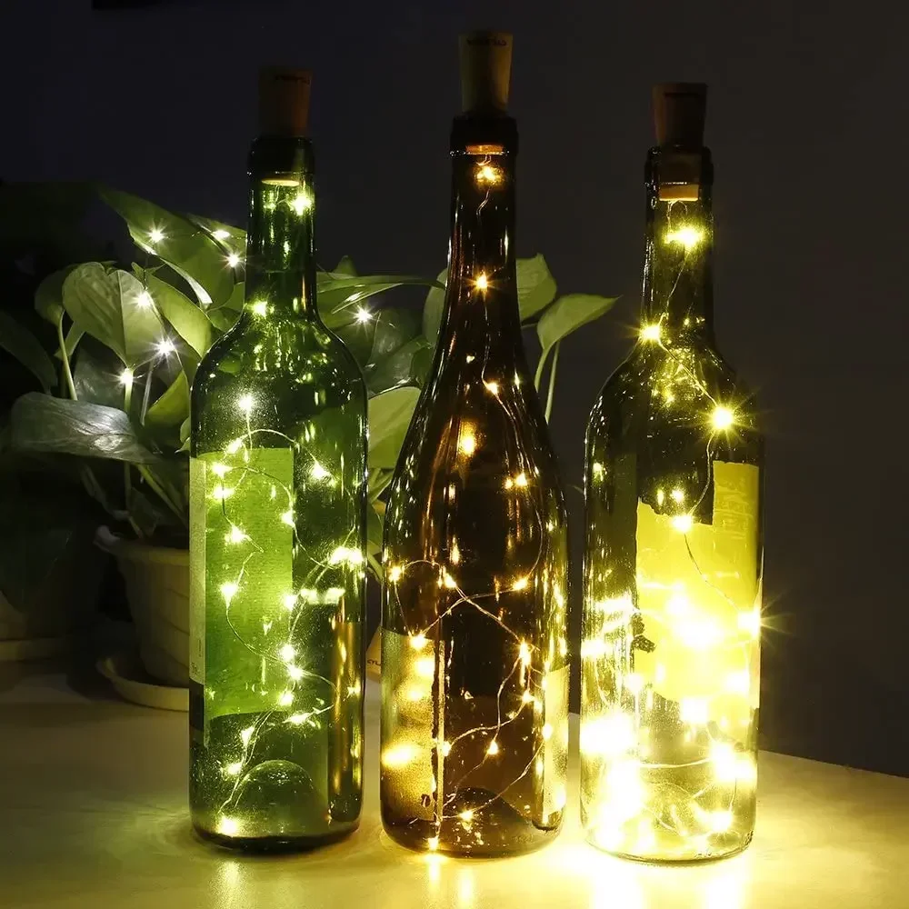 Lampu botol anggur LED dengan  - Decor Lighting Cork ulasan dan harga