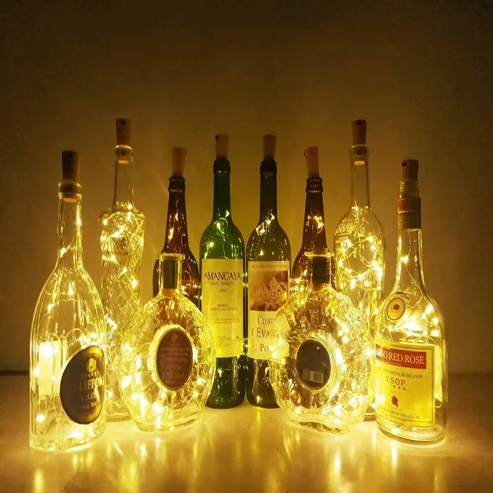 Lampu botol anggur LED dengan  - Decor Lighting Cork ulasan dan harga