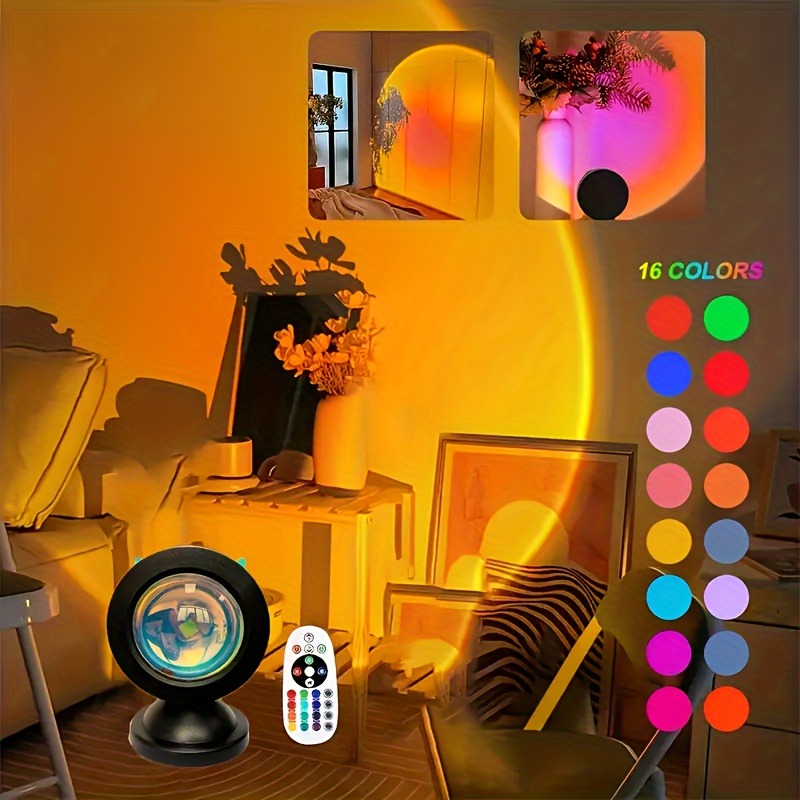 1 Buah Lampu Proyeksi Matahari - Sunset Lamp Projection ulasan dan harga