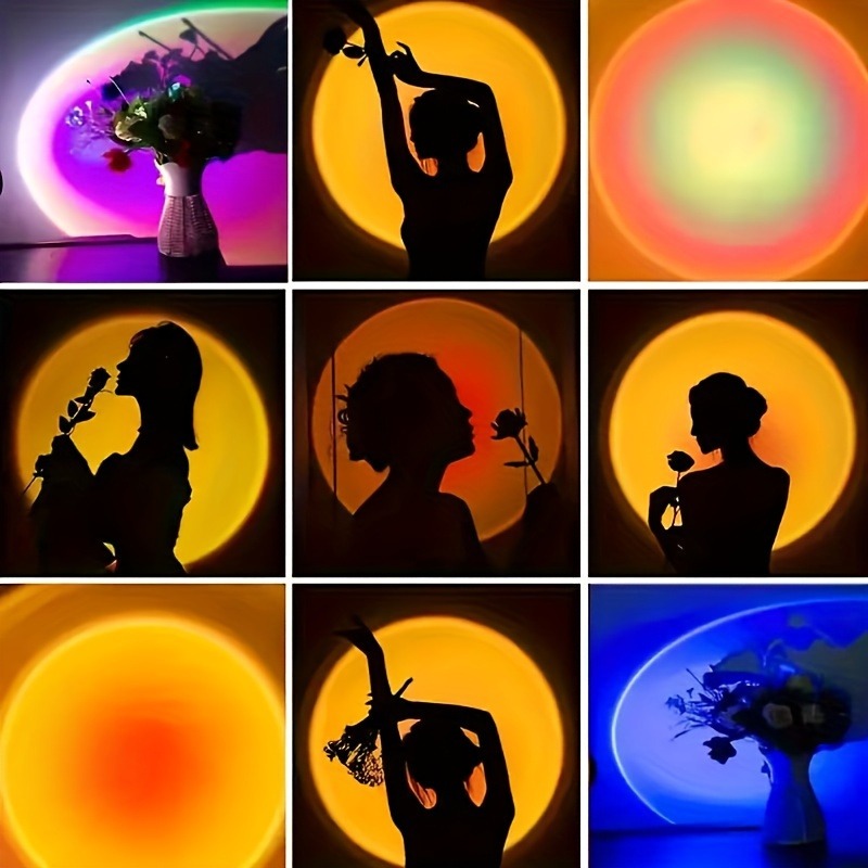 1 Buah Lampu Proyeksi Matahari - Sunset Lamp Projection ulasan dan harga