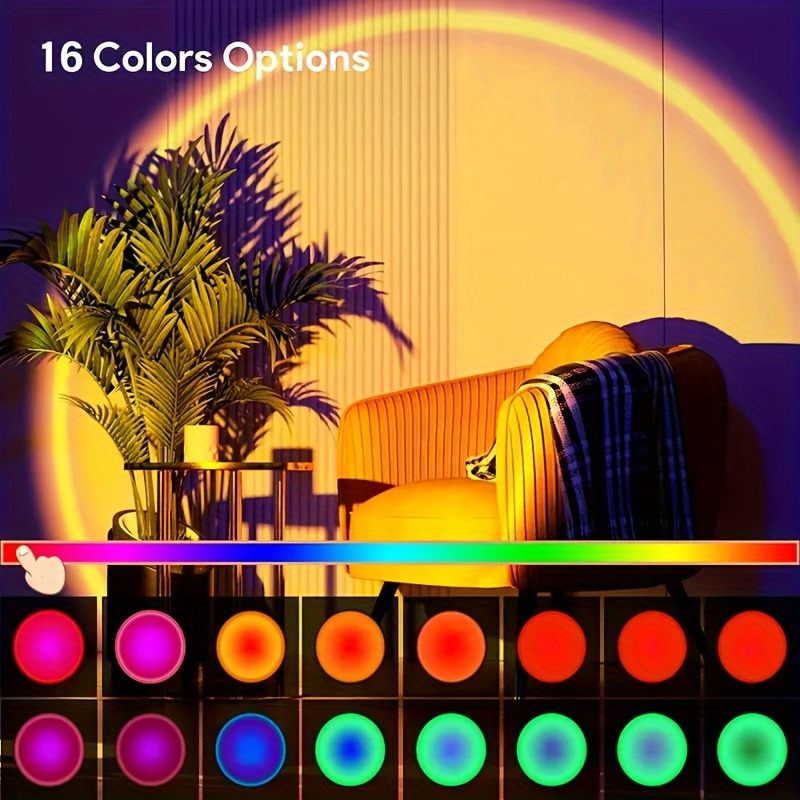 1 Buah Lampu Proyeksi Matahari - Sunset Lamp Projection ulasan dan harga