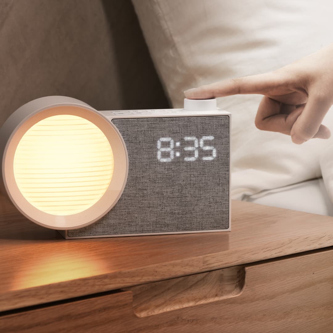 Jam Alarm LED WILIT dengan Lam - Lighting Table Decor ulasan dan harga