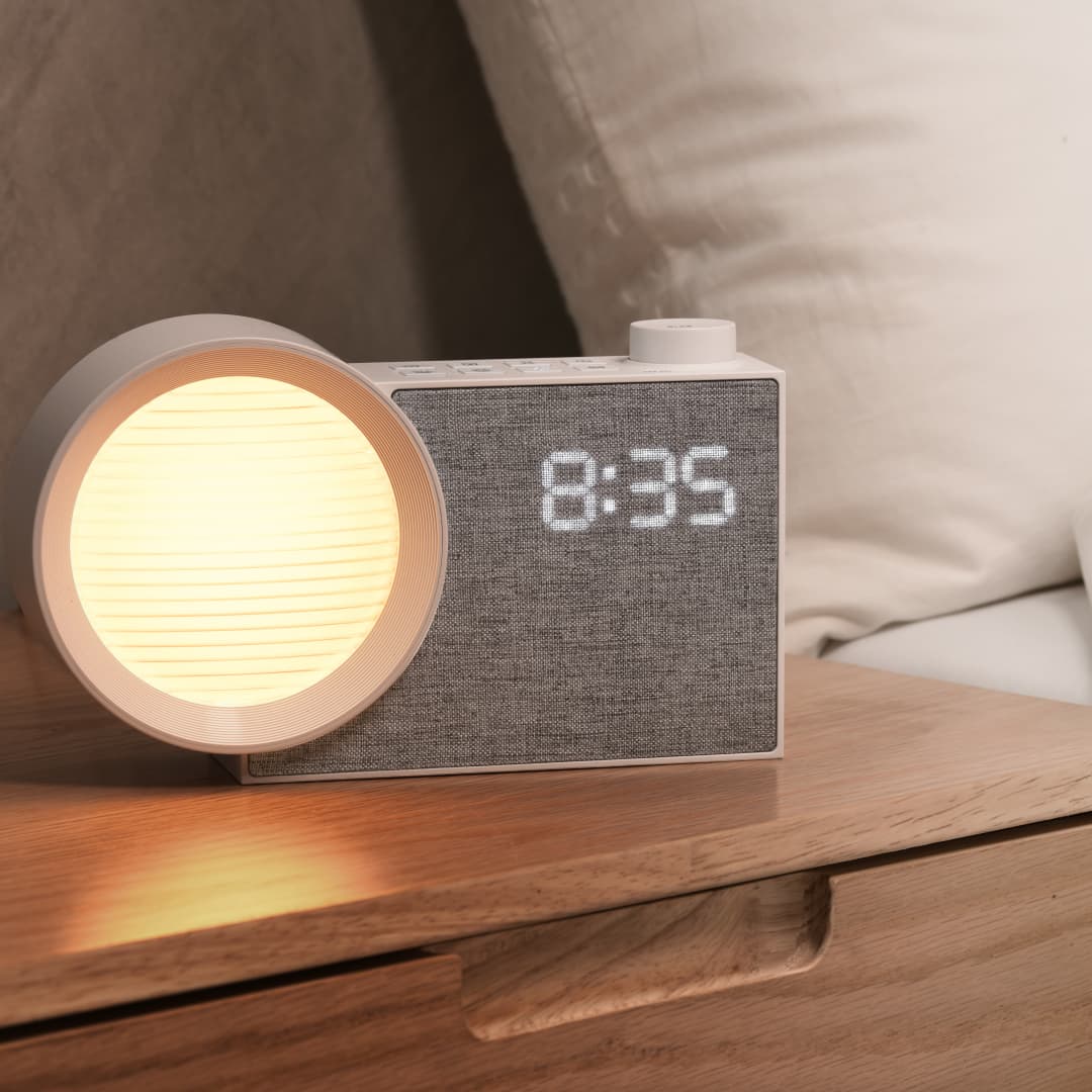 Jam Alarm LED WILIT dengan Lam - Lighting Table Decor ulasan dan harga