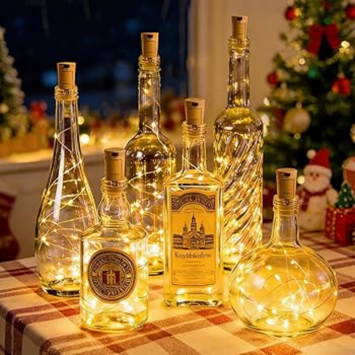 10/12 Paket Lampu Botol dengan - Decor Lighting Cork ulasan dan harga