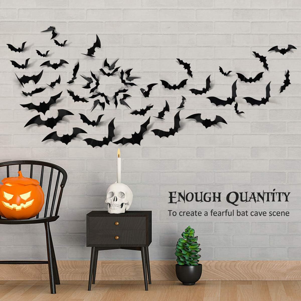 Stiker Dinding Kelelawar 3D Ge - Lighting Home Decor Products ulasan dan harga