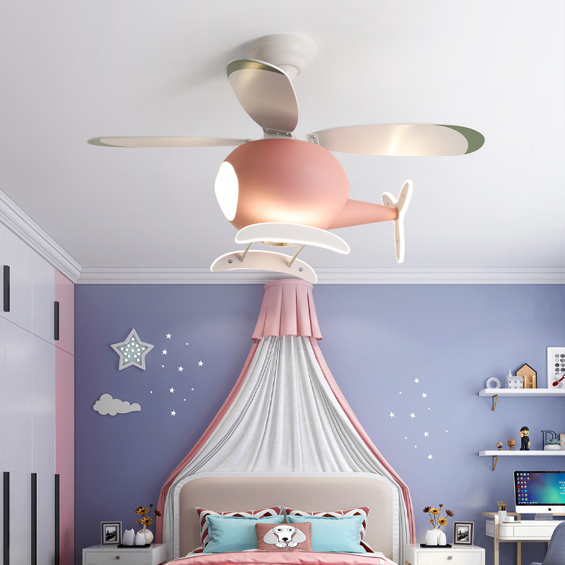 Lampu Kipas Pesawat Kartun Kre - Decor Lighting Fans ulasan dan harga