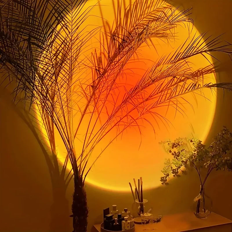 Mini USB ED Lampu Matahari Ter - Sunset Lamp Projection ulasan dan harga