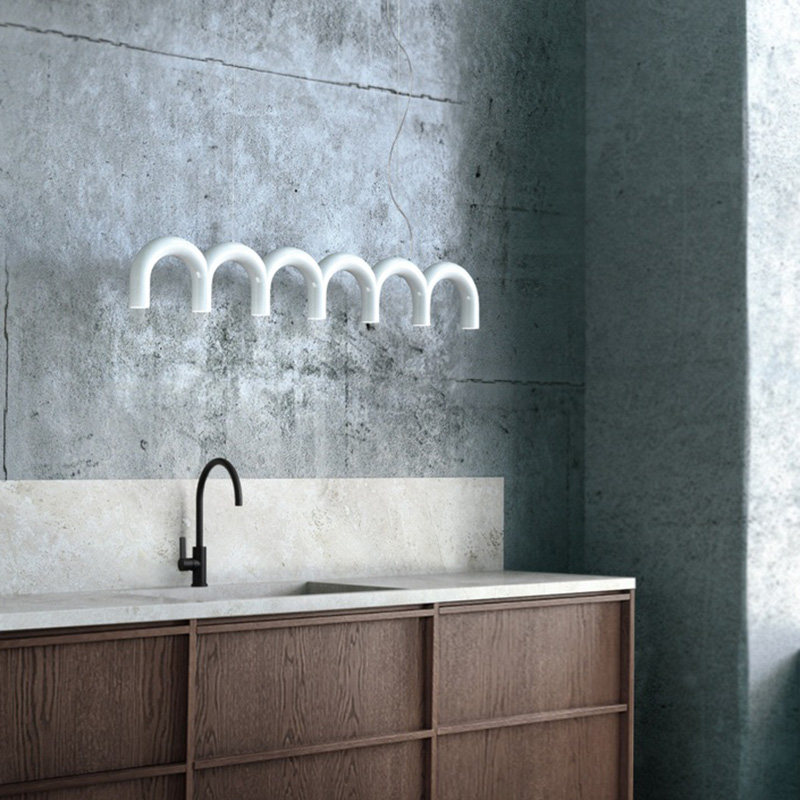 Lampu Gantung LED Bentuk U unt - Lighting Metal Wall Decor ulasan dan harga
