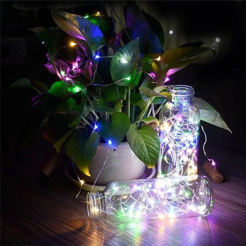 AT02-Set 10 Lampu Peri LED Ten - Decor Lighting Cork ulasan dan harga